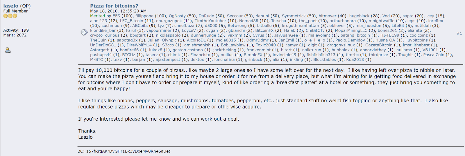 What is Bitcoin Pizza Day? Celebrating a milestone in cryptocurrency history - 1