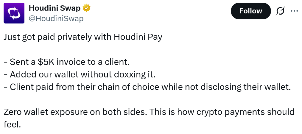 Privacy, Payments, Bitcoin Payments, AML, Cryptocurrency Exchange, Mobile Payments, P2P Payments