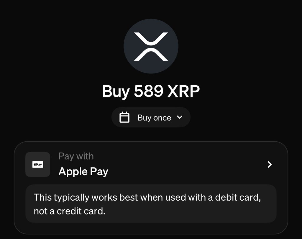 MoonPay's Post of 589 XRP