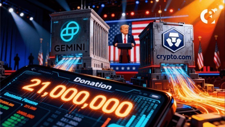 Gemini and Crypto.com Pour Millions Into MAGA War Chest Ahead of Midterm Elections