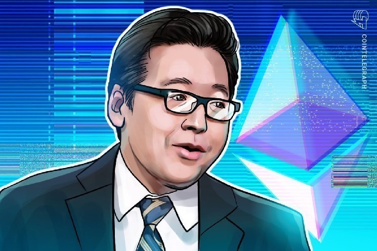 Ether set for another ‘V-shaped recovery,’ Tom Lee says