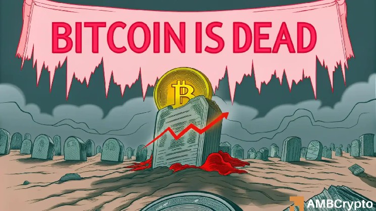 Bitcoin has survived 472 death calls, and traders are already moving away!