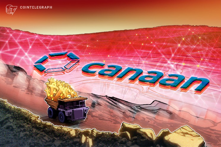 Bitcoin miner Canaan posts $88.7M net loss in Q1 amid BTC decline