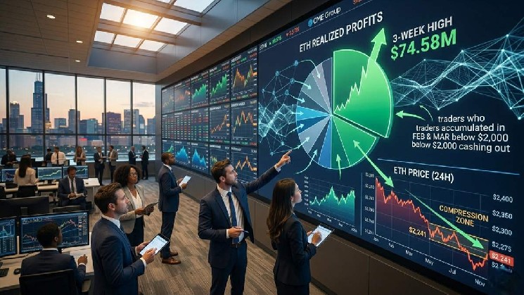 ETH Profit-Taking Climbs to 3-Week High Even as Prices Slide