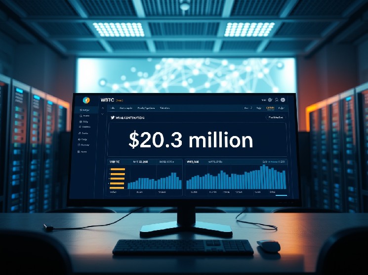 Anonymous Whale Moves $20.3M in WBTC On-Chain, Sparking Market Speculation