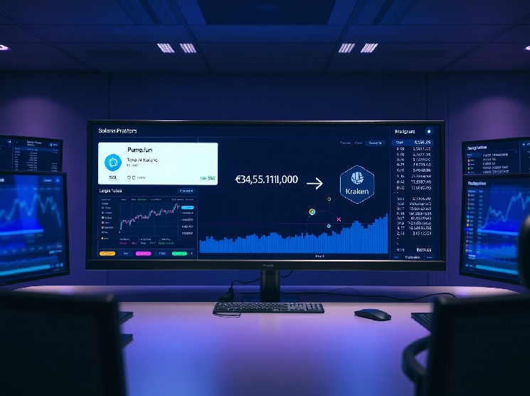 Pump.fun Deposits $4.5M in SOL to Kraken, Extending Pattern of Fee Revenue Sales