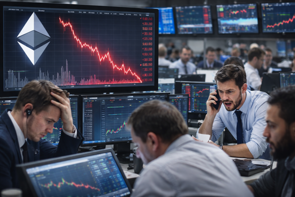 Is Ethereum headed for $1,380 after losing key support below $1,800?