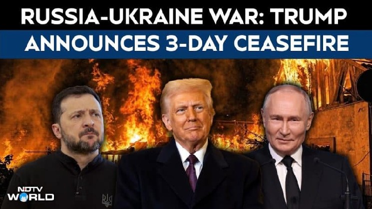 Trump announces three-day ceasefire between Russia and Ukraine with prisoner swap