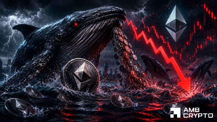 Ethereum slips below $2K while whale selling spikes – THIS risk stands out for ETH