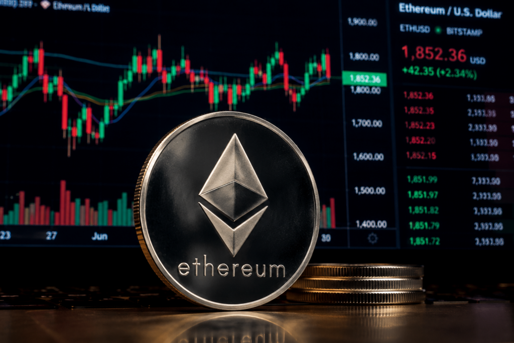 Why is Ethereum falling after briefly breaking above the $1,930 level?