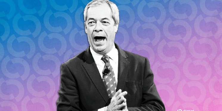 Farage Reported to UK Standards Watchdog Over Alleged Crypto Lobbying