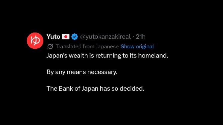 Anonymous BOJ Insider Sparks Panic Over Looming Carry Trade Unwind