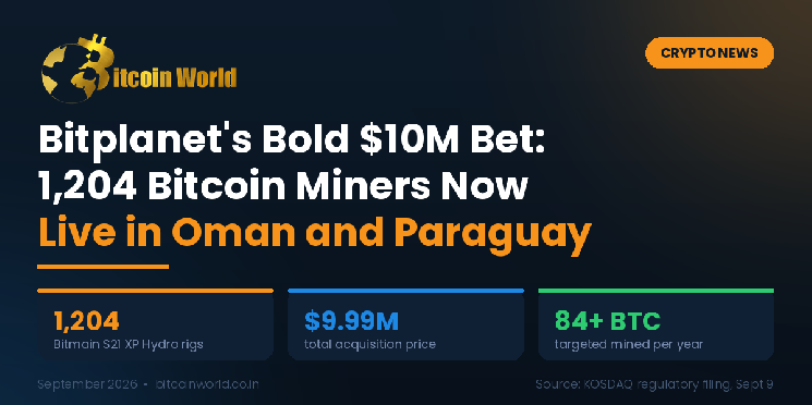 BitPlanet Turns Korea’s First Bitcoin Treasury Into a Bitcoin Producer