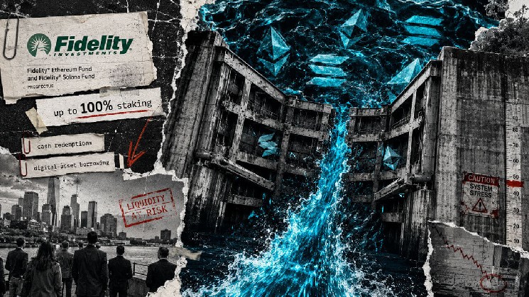 Fidelity grants ETFs power to stake 100% of crypto while outlining exit delay risks