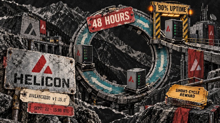 Avalanche’s Helicon upgrade cuts validator lockups from 14 days to 48 hours