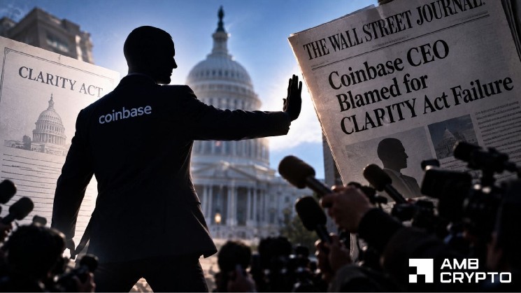 President Trump or Coinbase’s Armstrong — Who’s really responsible for CLARITY Act failure?