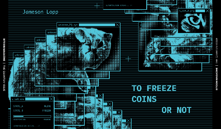 To Freeze Coins Or Not