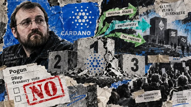 Charles Hoskinson says Cardano no longer comes first – its treasury vote explains why