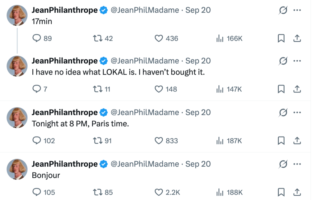 Did Jean Phil Go Viral First — or Was the Viral Persona Built to Launch a Memecoin?