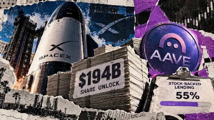 SpaceX’s $194 billion share unlock exposes a major risk in Aave’s tokenized stock ambitions
